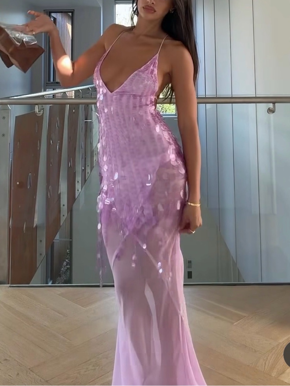 Rat & Boa Sequin Dress - Picture 4 of 11